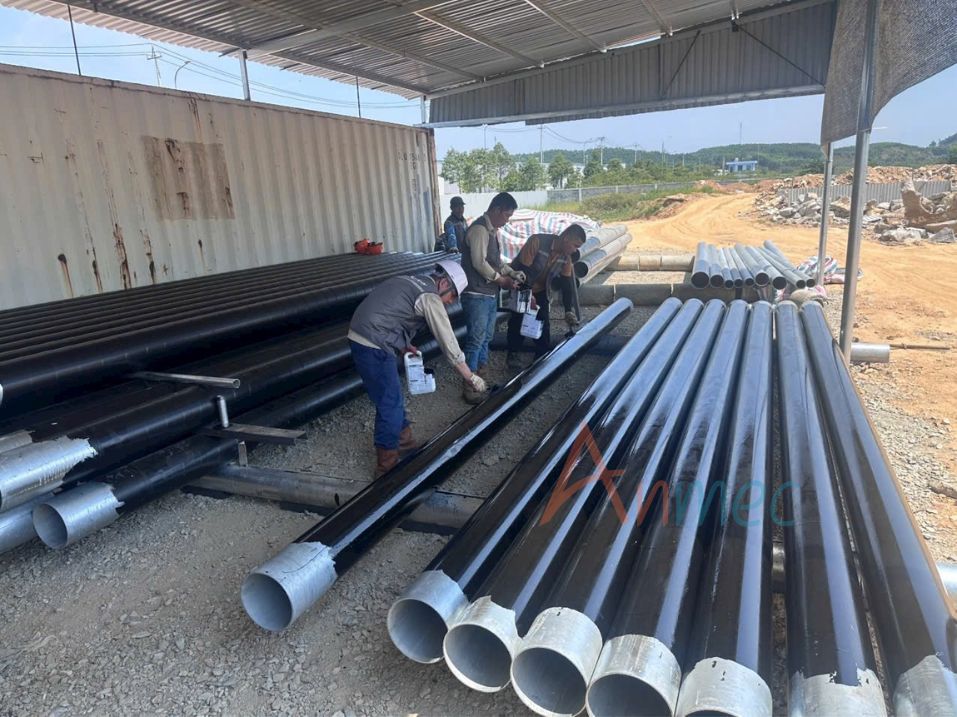 Bitum chống ăn mòn cho ống âm phòng cháy chữa cháy (PCCC)