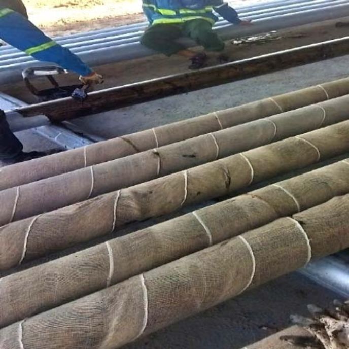 Vải bố quấn ống phòng cháy chữa cháy (PCCC) kết hợp nhựa đường